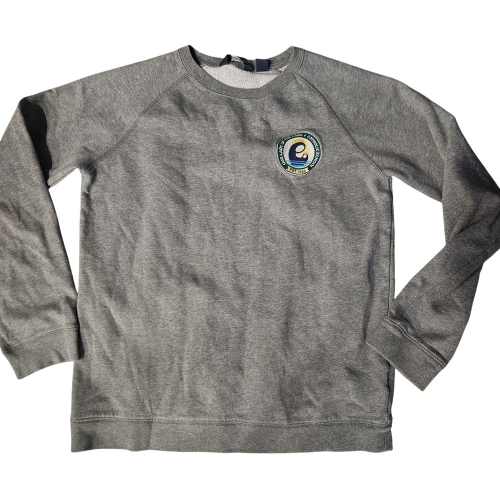 Lands' End Sweatshirt Youth XXL 18-20 Gray Our Lady Lake Catholic School